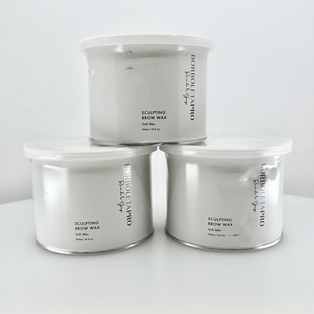 Borboleta Pro Sculpting Brow Wax Soft Wax 3 PACK 14oz Each New And Sealed Jars - Picture 1 of 5
